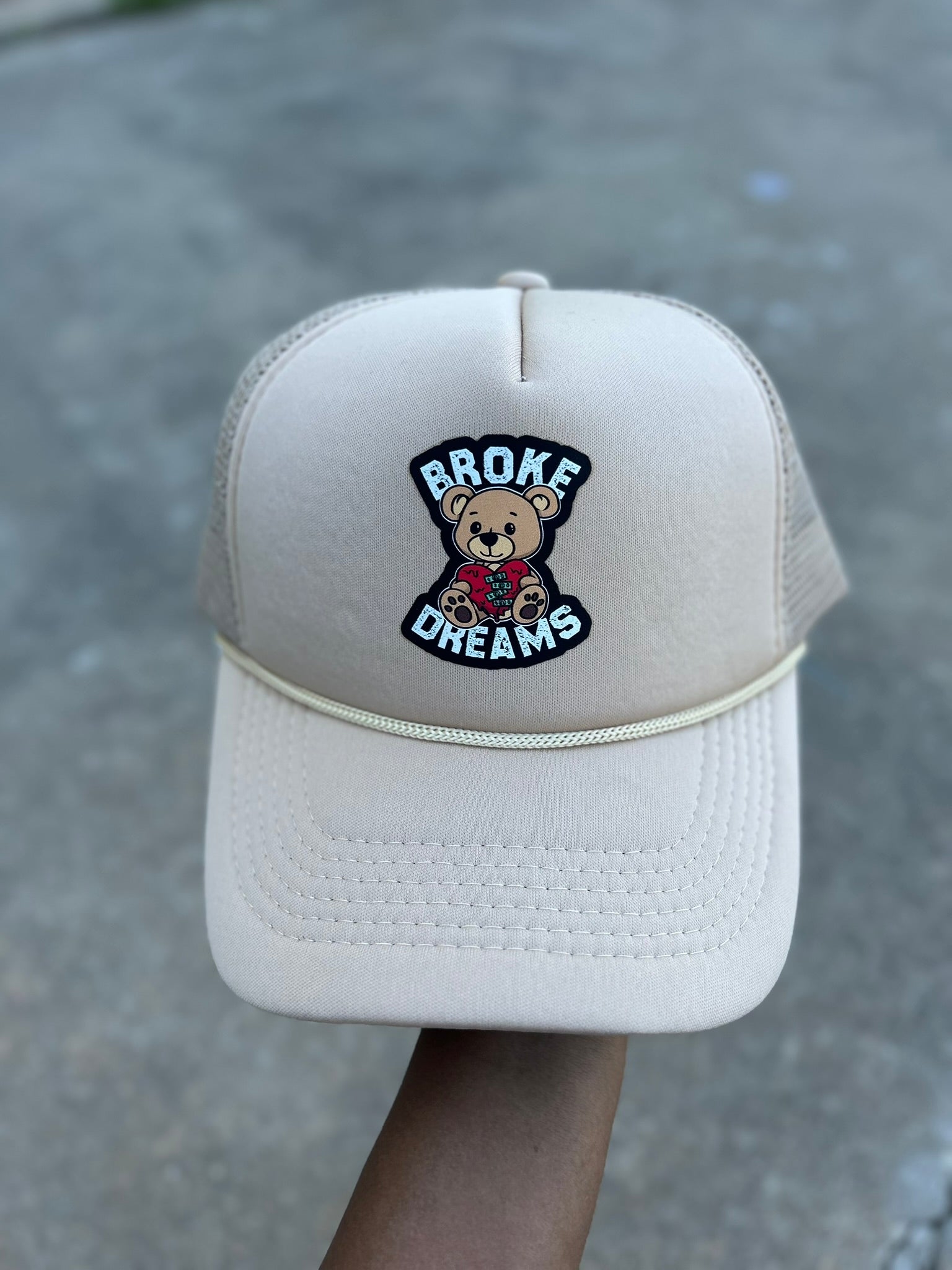Broken Heart Bear Hat
